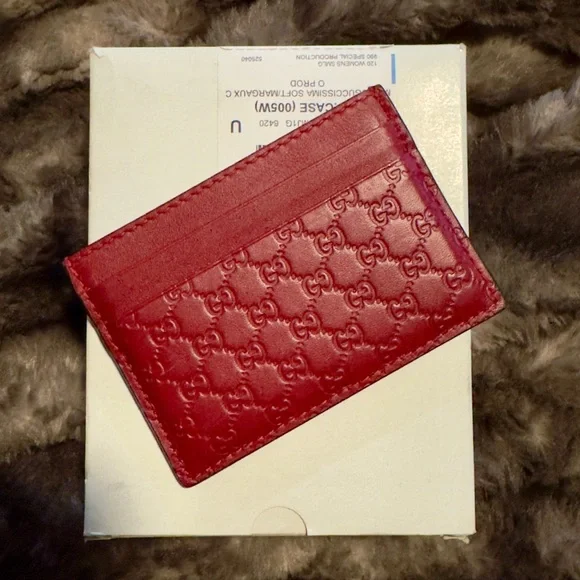 Authentic Gucci Microguccissima card holder - Picture 3 of 8